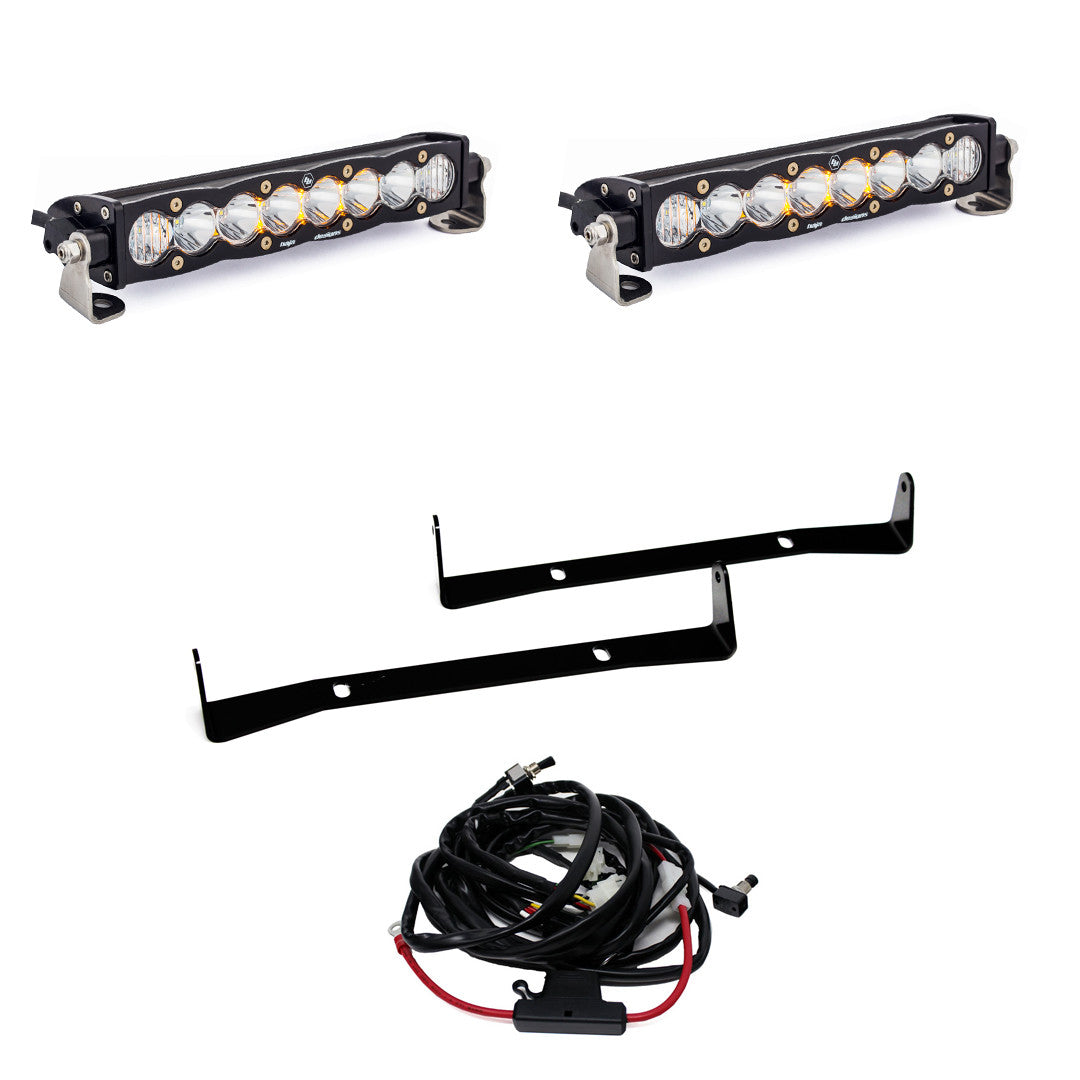 Baja Designs Toyota S8 Dual 10 Inch Grille Upper Light Kit - Toyota 2014-18 4Runner - manufacturer image 64768