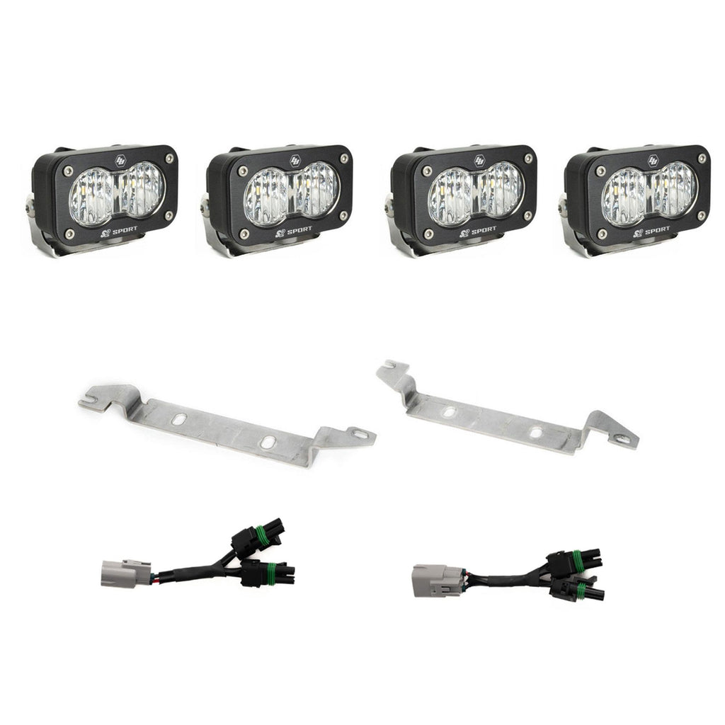 S2 Sport OEM Fog Light Replacement Kit - Wide Cornering, Clear