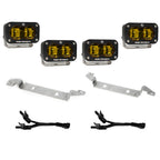 Toyota Tundra S2 SAE Fog Replacement LED Light Kit Amber | Baja Designs