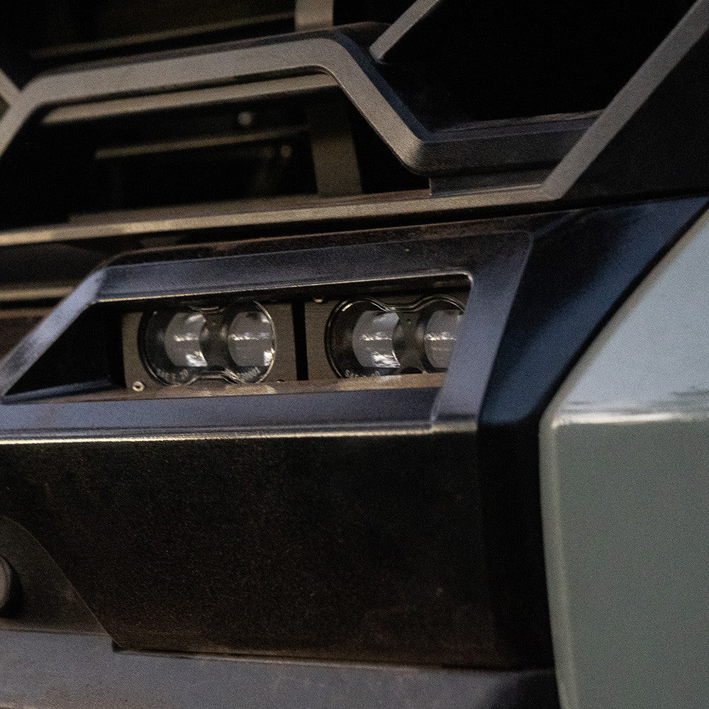 Up Close installed Toyota Tundra S2 SAE Fog Replacement LED Light Kit | Baja Designs