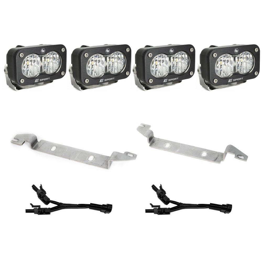 Toyota S2 Sport Dual Fog Pocket Light Kit - Toyota 2022-2026 Tundra - Wide Cornering, Clear