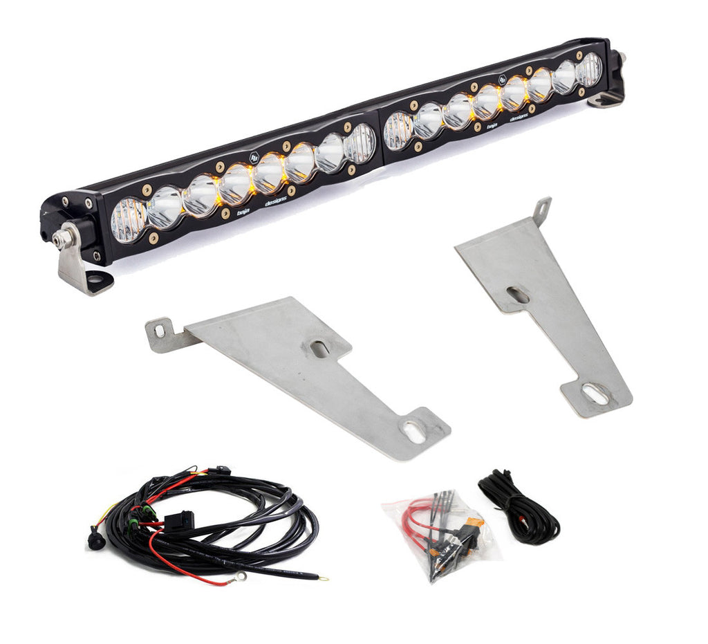 Toyota S8 20 Inch Behind Bumper Light Bar Kit - Toyota 2022-2026 Tundra - Driving/Combo, Clear