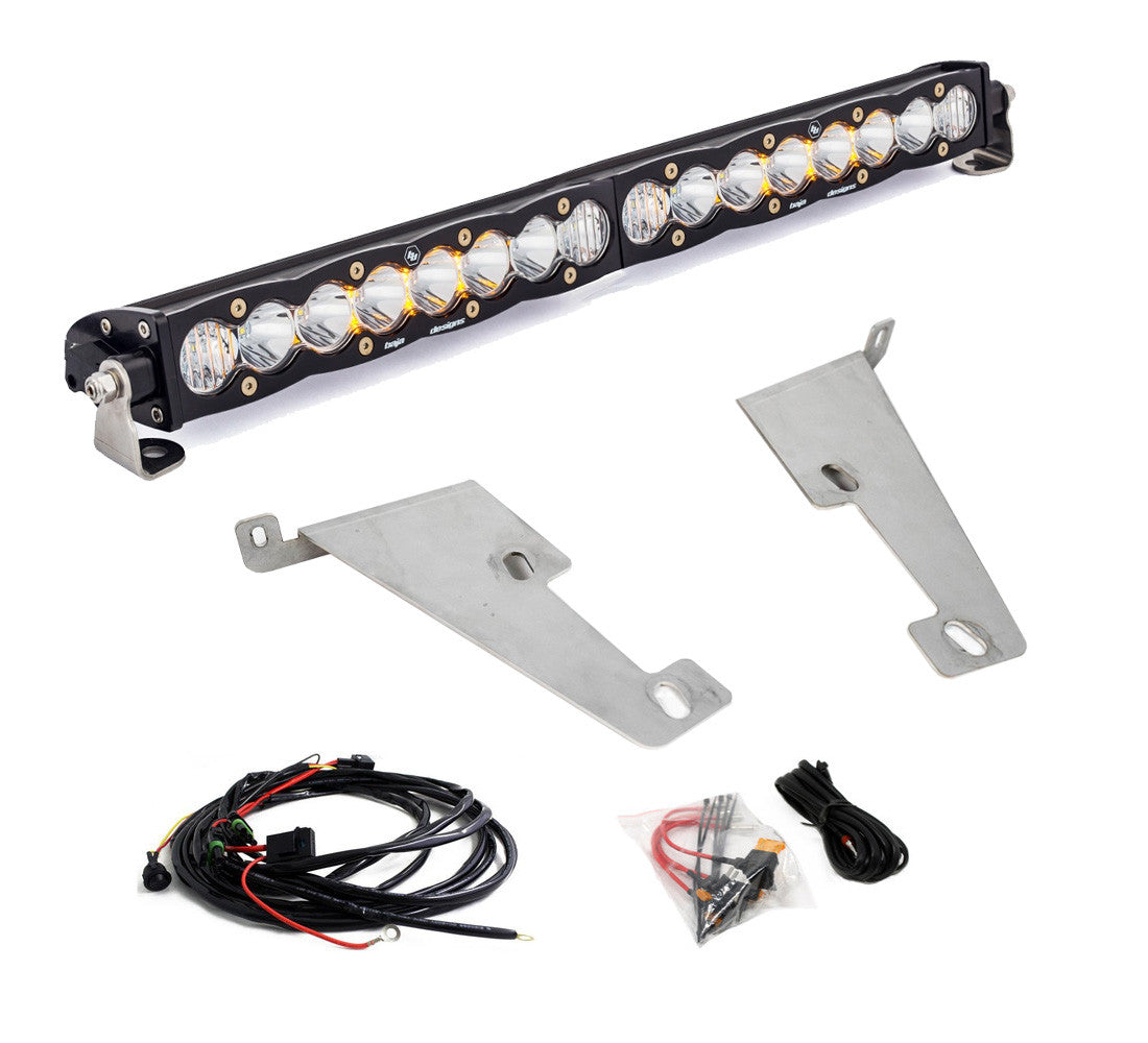 Toyota S8 20 Inch Behind Bumper Light Bar Kit - Toyota 2022-2026 Tundra - Driving/Combo, Clear