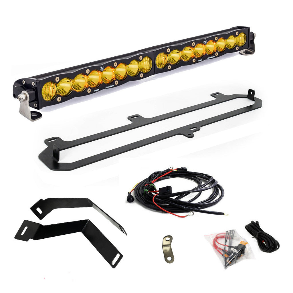 S8 20-inch grille light kit - Baja Amber - 2022 Toyota Tundra w/TRD Pro Grille Conversion; 2023 Toyota Sequoia TRD Pro