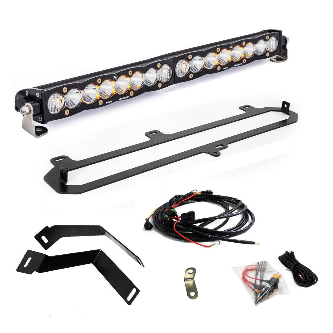 Toyota S8 20 Inch Grille Light Kit - Toyota 2022-2026 Tundra; 2023-2026 Sequoia w/TRD Grill - Driving/Combo, Clear