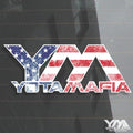 YM Full Color American Flag Decal